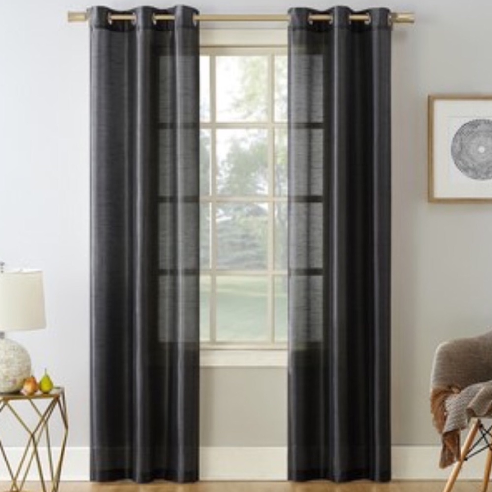 2-Pack Casual Window Curtains